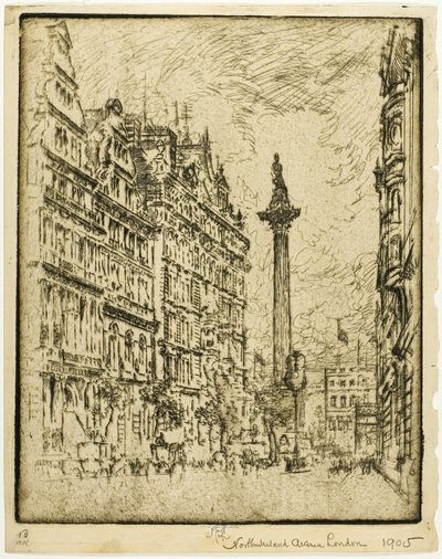 Northumberland Avenue tekijältä Joseph Pennell