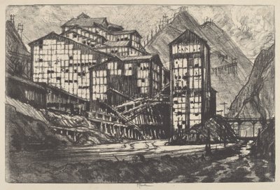 Old Million Eyes, 1910. tekijältä Joseph Pennell