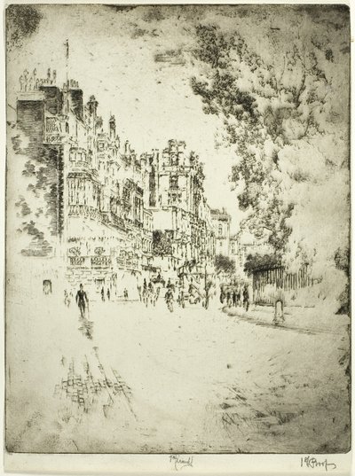 Park Lane tekijältä Joseph Pennell