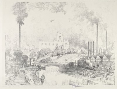 Pau i guerra, 1916. finlandès tekijältä Joseph Pennell