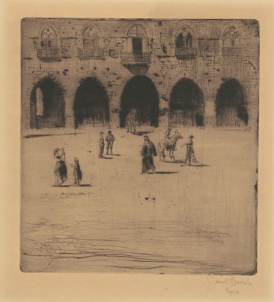 Kaupungintalo, Pistoia tekijältä Joseph Pennell