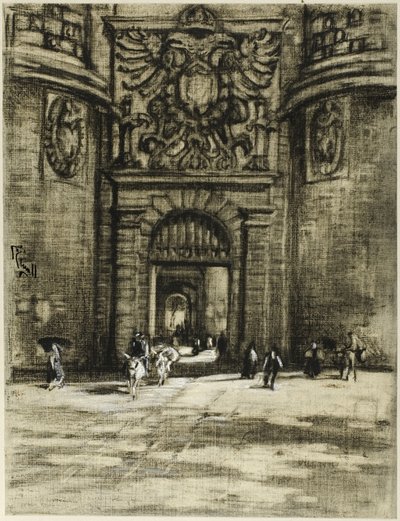 Porta Viragia, Toledo tekijältä Joseph Pennell