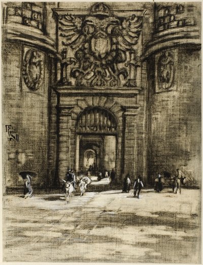Porta Viragia, Toledo tekijältä Joseph Pennell