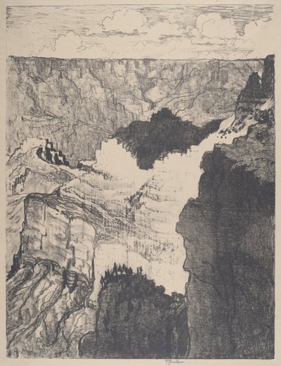 Road to the White City, nro I, 1912. tekijältä Joseph Pennell