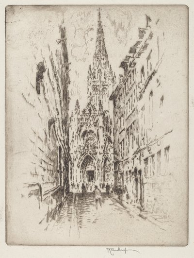 San Maclou, Rouen tekijältä Joseph Pennell
