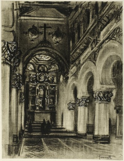 Santa Maria La Blanca, Toledo tekijältä Joseph Pennell