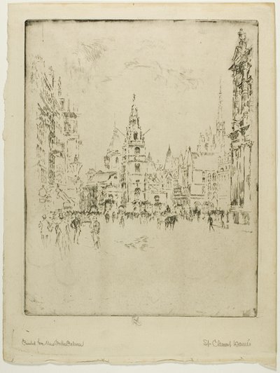 St. Clements Danes tekijältä Joseph Pennell