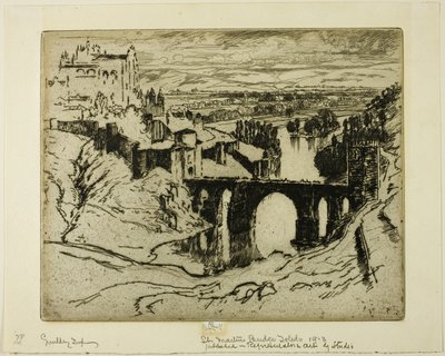 St. Martins Bridge, Toledo tekijältä Joseph Pennell
