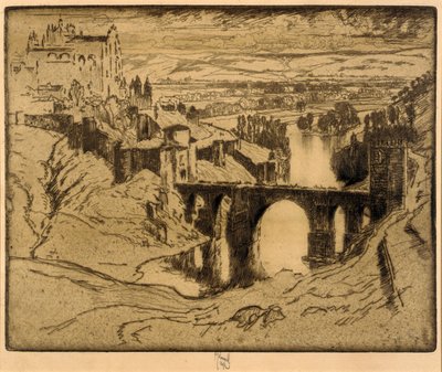 Pyhän Martinuksen silta, Toledo tekijältä Joseph Pennell