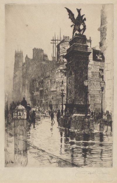 Temple Bar tekijältä Joseph Pennell