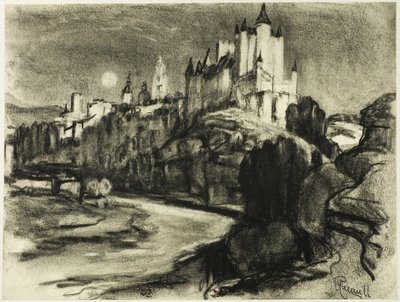 Alcazar, Segovia tekijältä Joseph Pennell