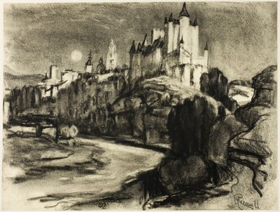 Alcazar, Segovia tekijältä Joseph Pennell