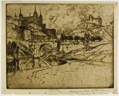 Alcazar, Toledo tekijältä Joseph Pennell