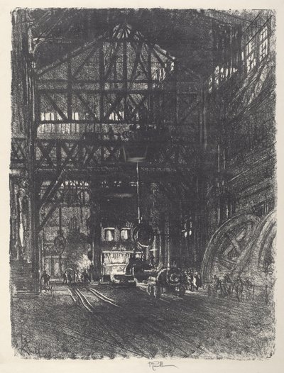 Armor Plate Press, 1917. tekijältä Joseph Pennell