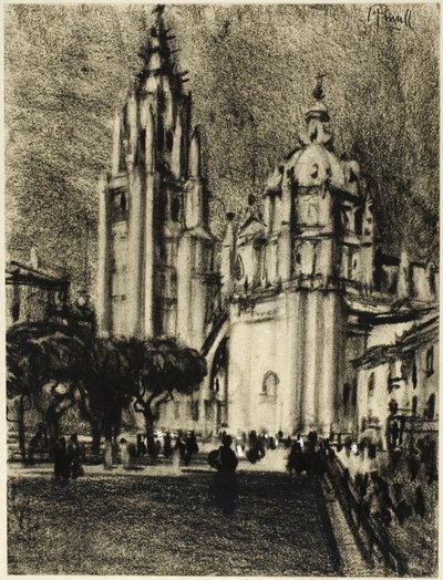 Katedraali, Toledo tekijältä Joseph Pennell