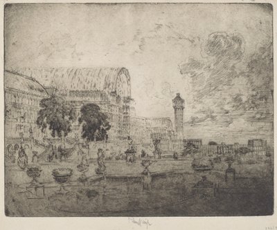 Crystal Palace tekijältä Joseph Pennell