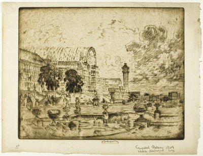 Crystal Palace tekijältä Joseph Pennell