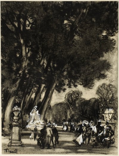 Saaren puutarha, Aranjuez tekijältä Joseph Pennell