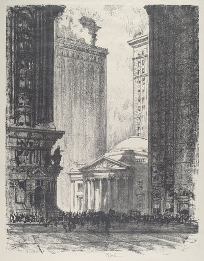 The Girard Trust Company, 1912. tekijältä Joseph Pennell