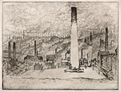 Suuri savupiippu, Bradford tekijältä Joseph Pennell