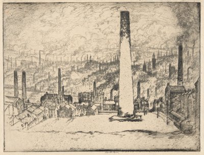 Suuri savupiippu, Bradford tekijältä Joseph Pennell
