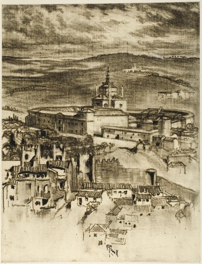 Saint Johnin sairaala, Toledo tekijältä Joseph Pennell