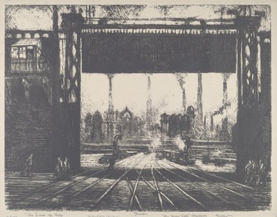 Rautaportti, Charleroi tekijältä Joseph Pennell