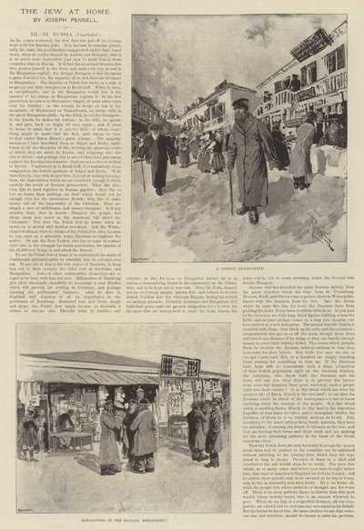 Juutalainen kotona, kirjoittanut Joseph Pennell tekijältä Joseph Pennell