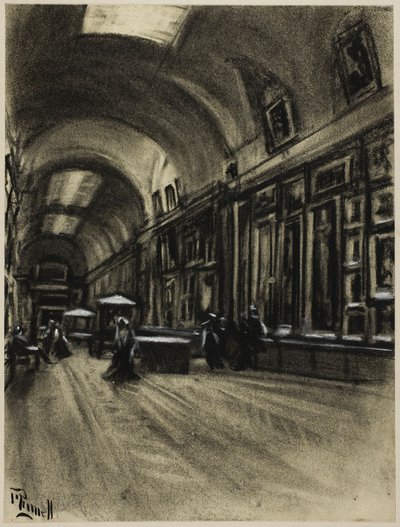 Pitkä galleria, Prado tekijältä Joseph Pennell