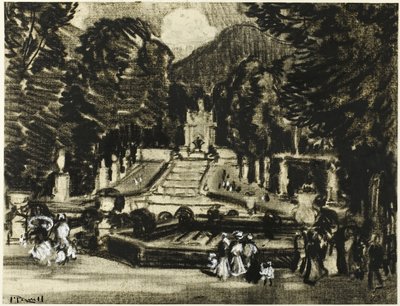 Puisto, La Granja tekijältä Joseph Pennell