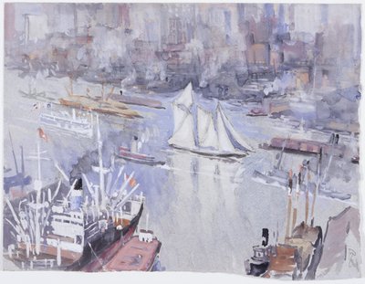 Schooner tekijältä Joseph Pennell