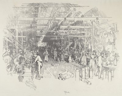 Shellin tehdas tekijältä Joseph Pennell
