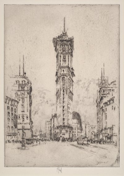 Times Building tekijältä Joseph Pennell