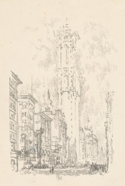 The Times Building, 1904. tekijältä Joseph Pennell