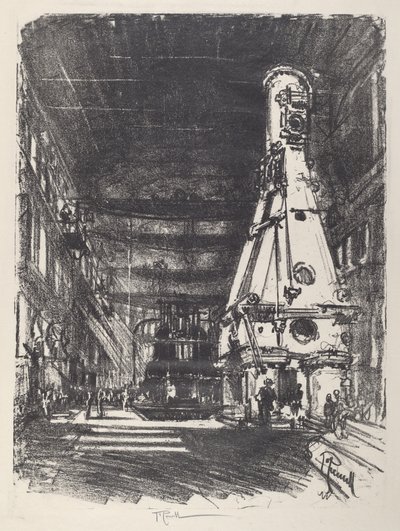 Valkoiset ja mustat vasarat, 1917. tekijältä Joseph Pennell