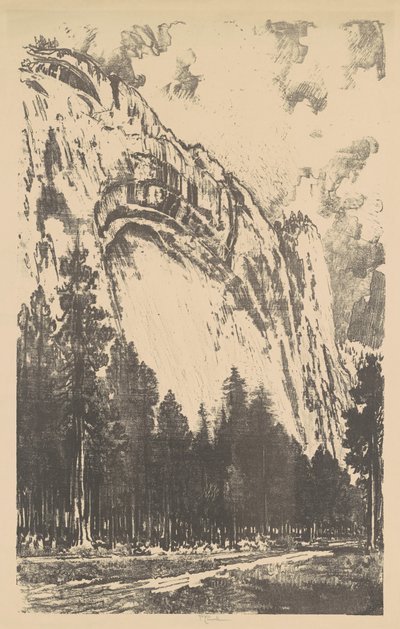 Yosemiten laakso tekijältä Joseph Pennell