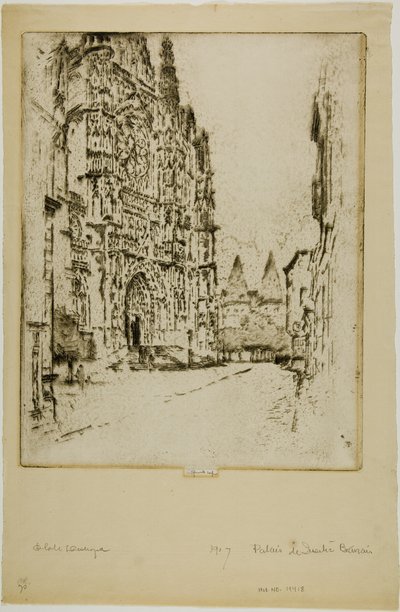 Piispan palatsin tornit, Beauvais tekijältä Joseph Pennell