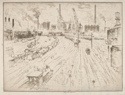 Jäljet, Oberhausen tekijältä Joseph Pennell