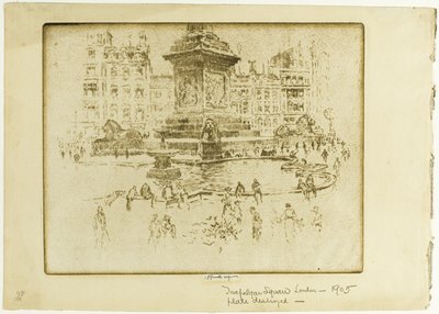 Trafalgar Square tekijältä Joseph Pennell