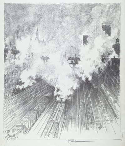 Junapiha, St. Louis tekijältä Joseph Pennell