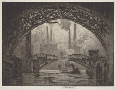 Under the Bridges, Chicago tekijältä Joseph Pennell