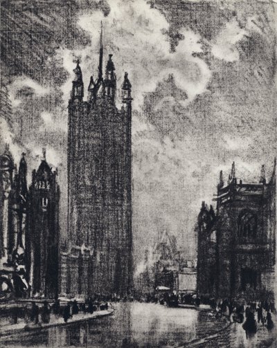 Victoria Tower tekijältä Joseph Pennell