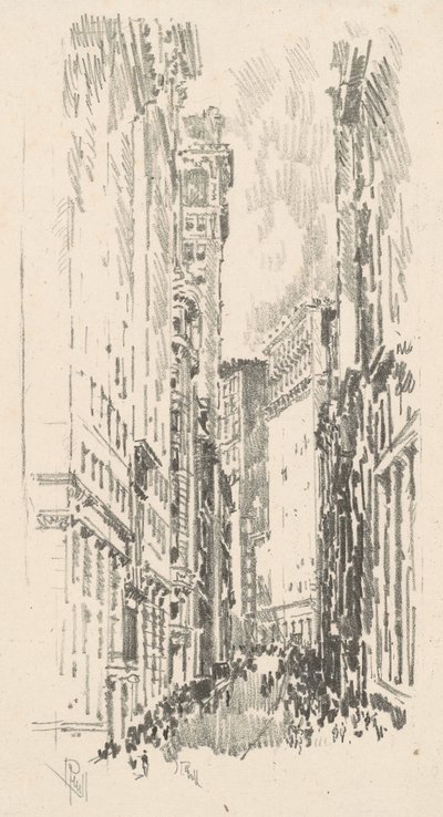 William Street tekijältä Joseph Pennell