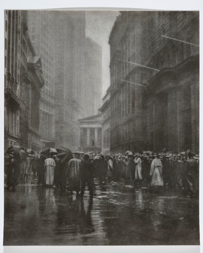 The Curb Market - New York, 1921 (bromoil print) tekijältä Joseph Petrocelli