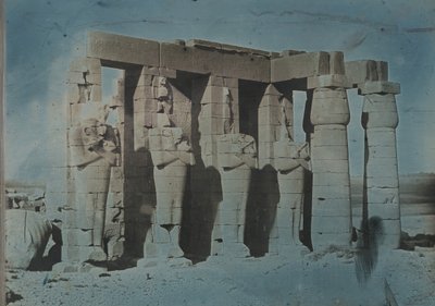 Ramesseum, Thebes, 1844. tekijältä Joseph Philibert Girault De Prangey