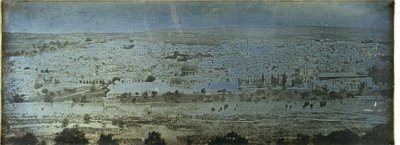 Jerusalem: panoraamanäkymä Öljymäeltä tekijältä Joseph Philibert Girault De Prangey