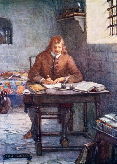 John Bunyan kirjoittaa Pilgrim