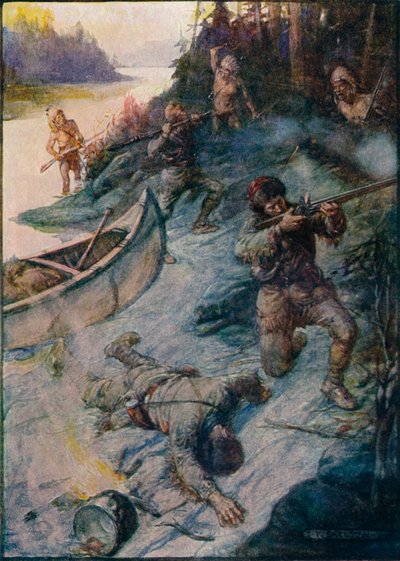 No Man Was Safe, No Life Was Safe, 1908, c1920 tekijältä Joseph Ratcliffe Skelton