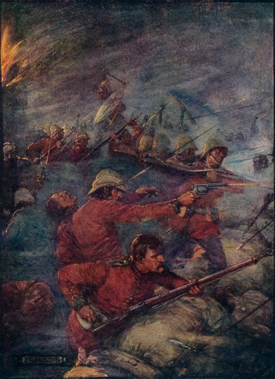 Näin Sata miestä piti kolmetuhatta villieläintä Bayssä, c1908, c1920. tekijältä Joseph Ratcliffe Skelton