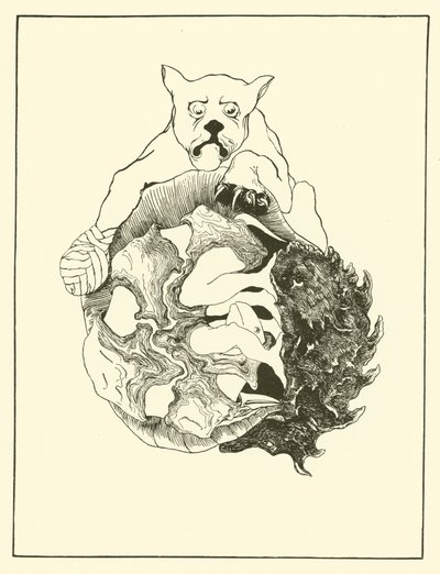 Koko tarina Jaguarista ja Siilistä ja Kilpikonnasta ja Armadillosta kaikki kasassa (kaiverrus) tekijältä Joseph Rudyard (after) Kipling